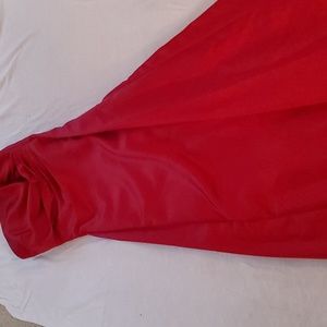 Beautiful dark red long gown from David's Bridal